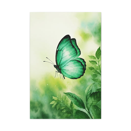 Emerald Forest Butterfly Dream Wall Art & Canvas Prints