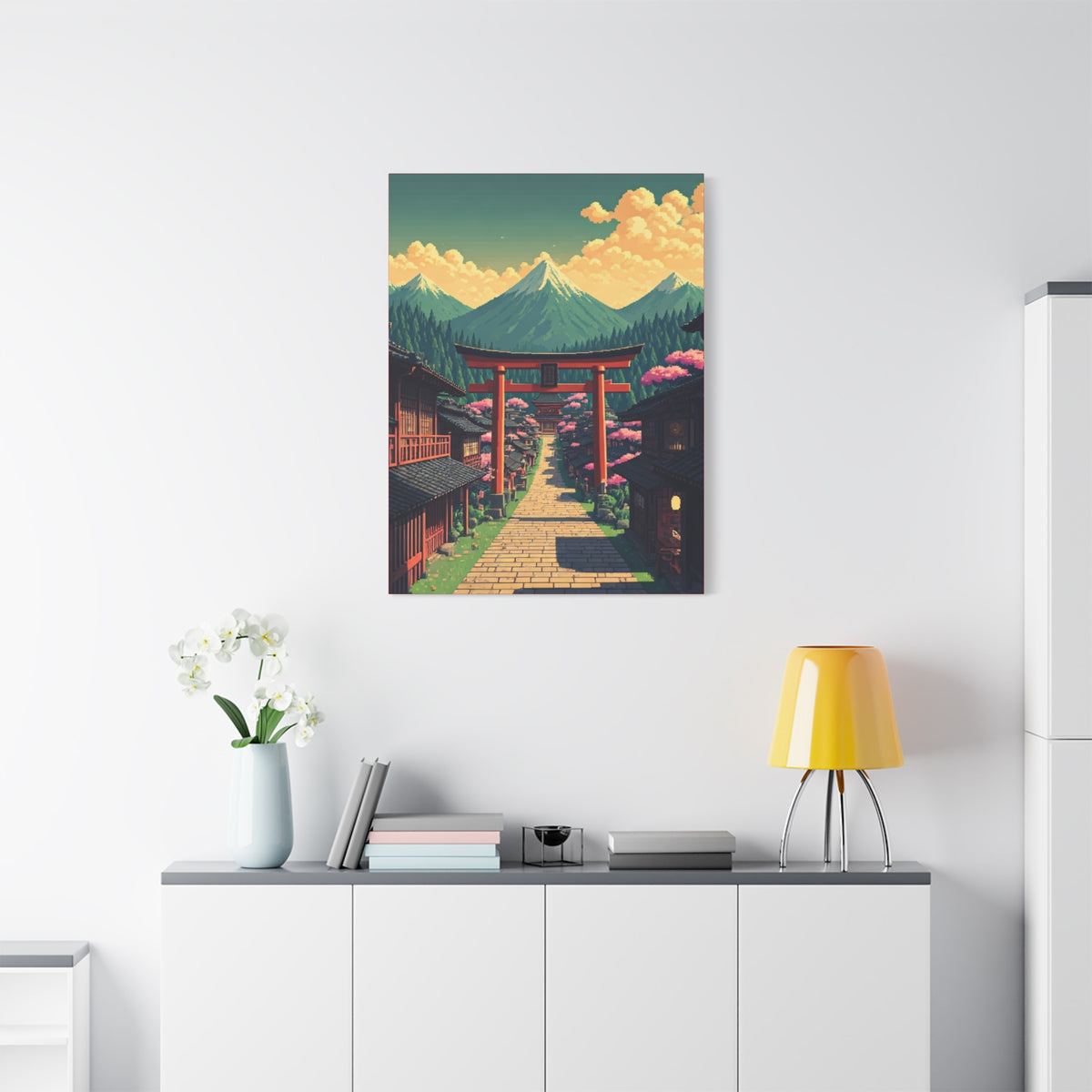 Torii Path to the Mountains Wall Art & Canvas Prints