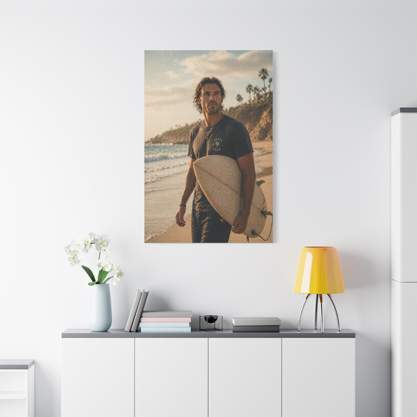 Coastal Surf Lifestyle Portrait Wall Art & Canvas Print