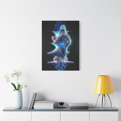 Futuristic Soundform Resonance Wall Art & Canvas Print
