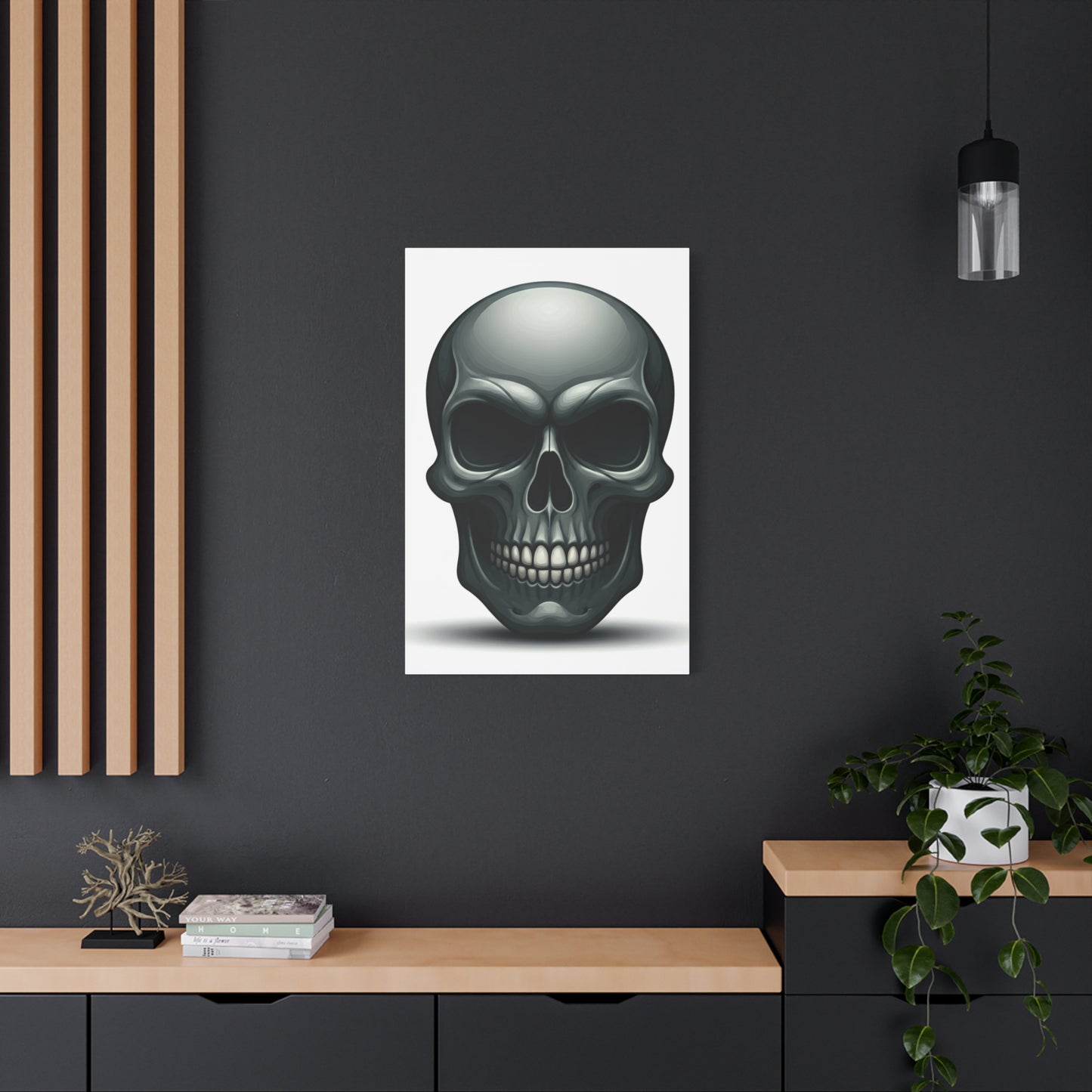 Steel Skull Essence Wall Art & Canvas Print
