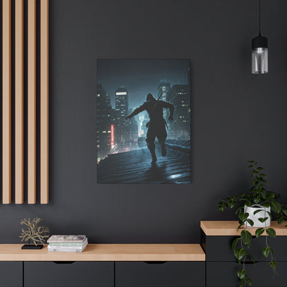 Shadow Runner Cityscape Wall Art & Canvas Prints