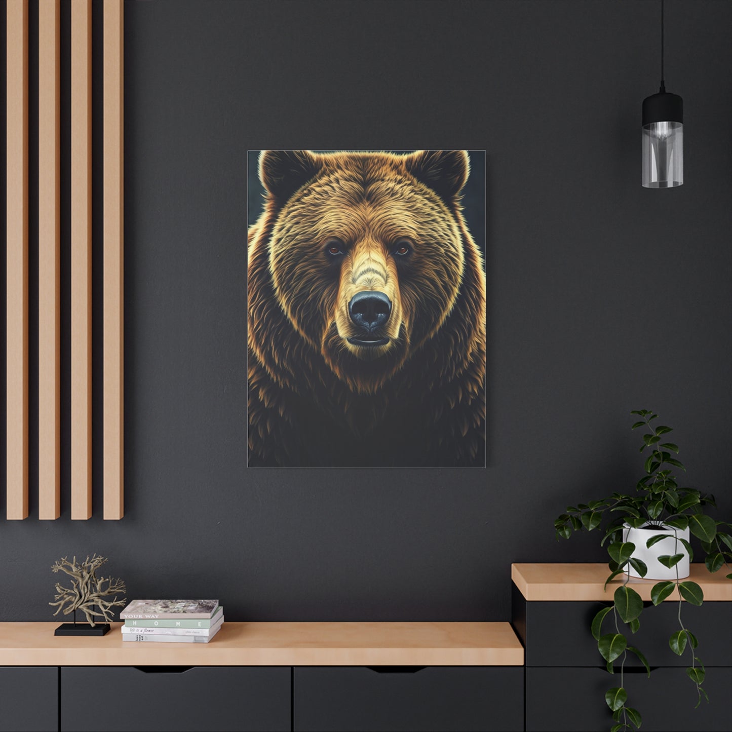 Majestic Brown Bear Portrait Wall Art & Canvas Prints