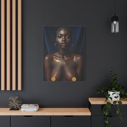 Gold Dust Portrait Study Wall Art & Canvas Print
