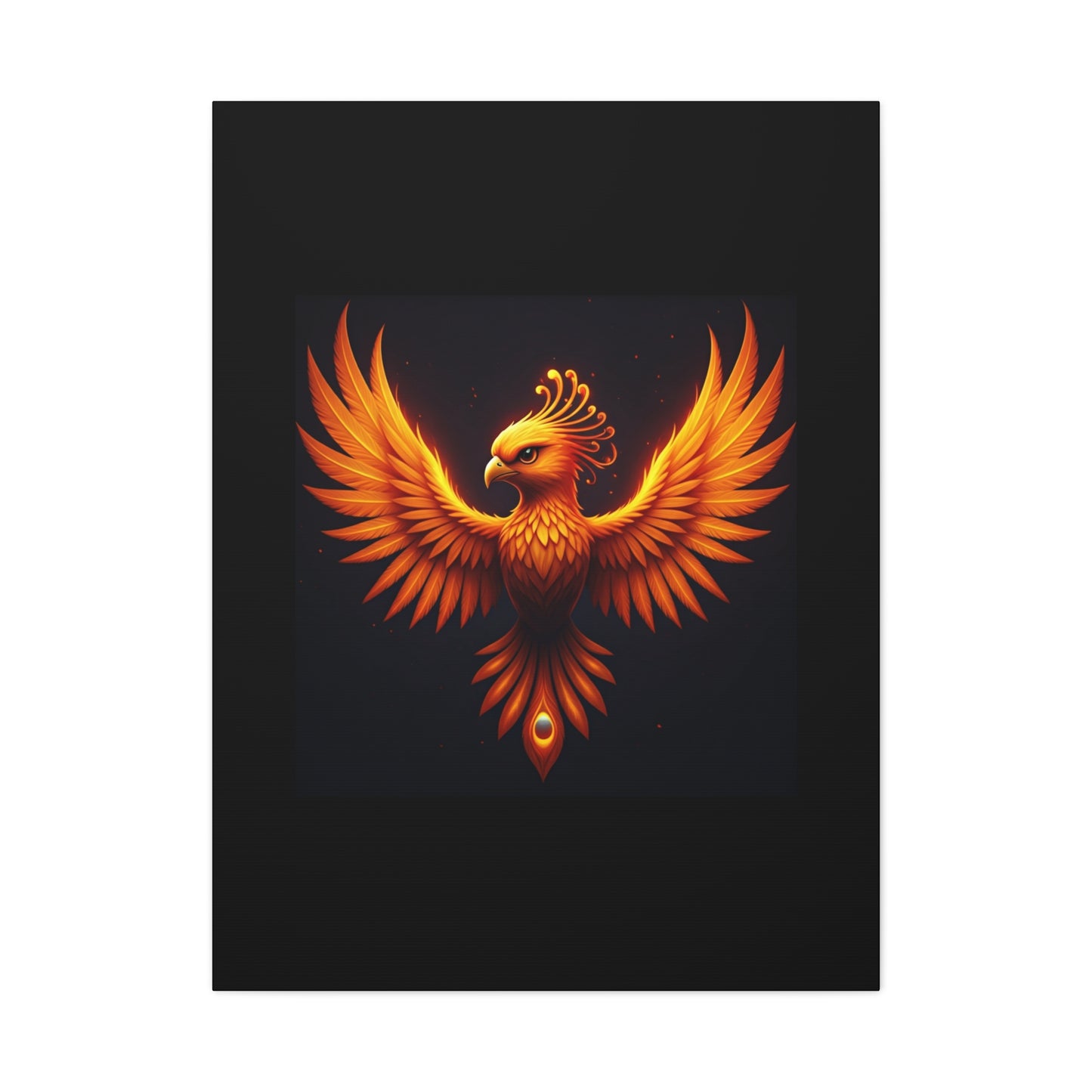 Rising Phoenix Emblem Wall Art & Canvas Print