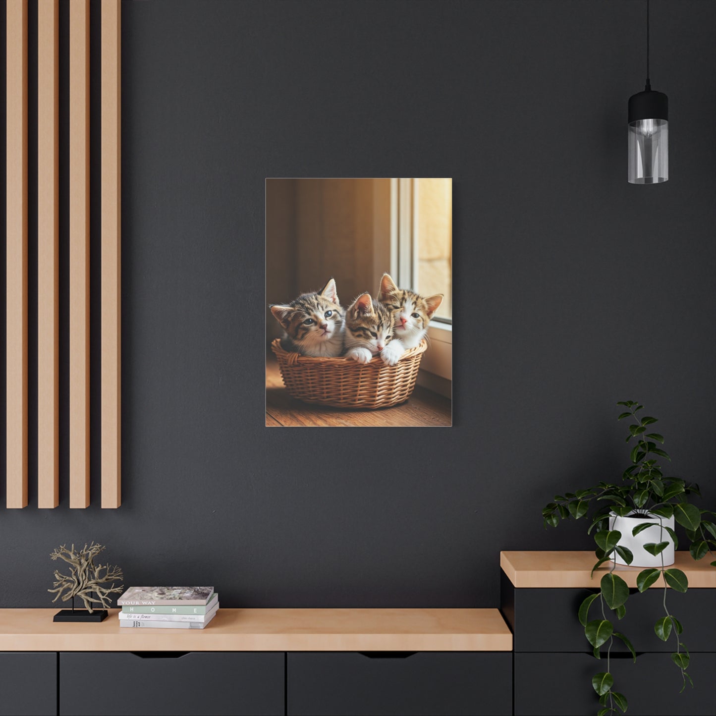 Basket of Kittens Wall Art & Canvas Prints