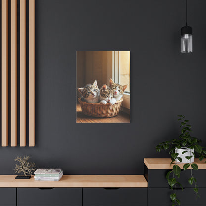 Basket of Kittens Wall Art & Canvas Prints
