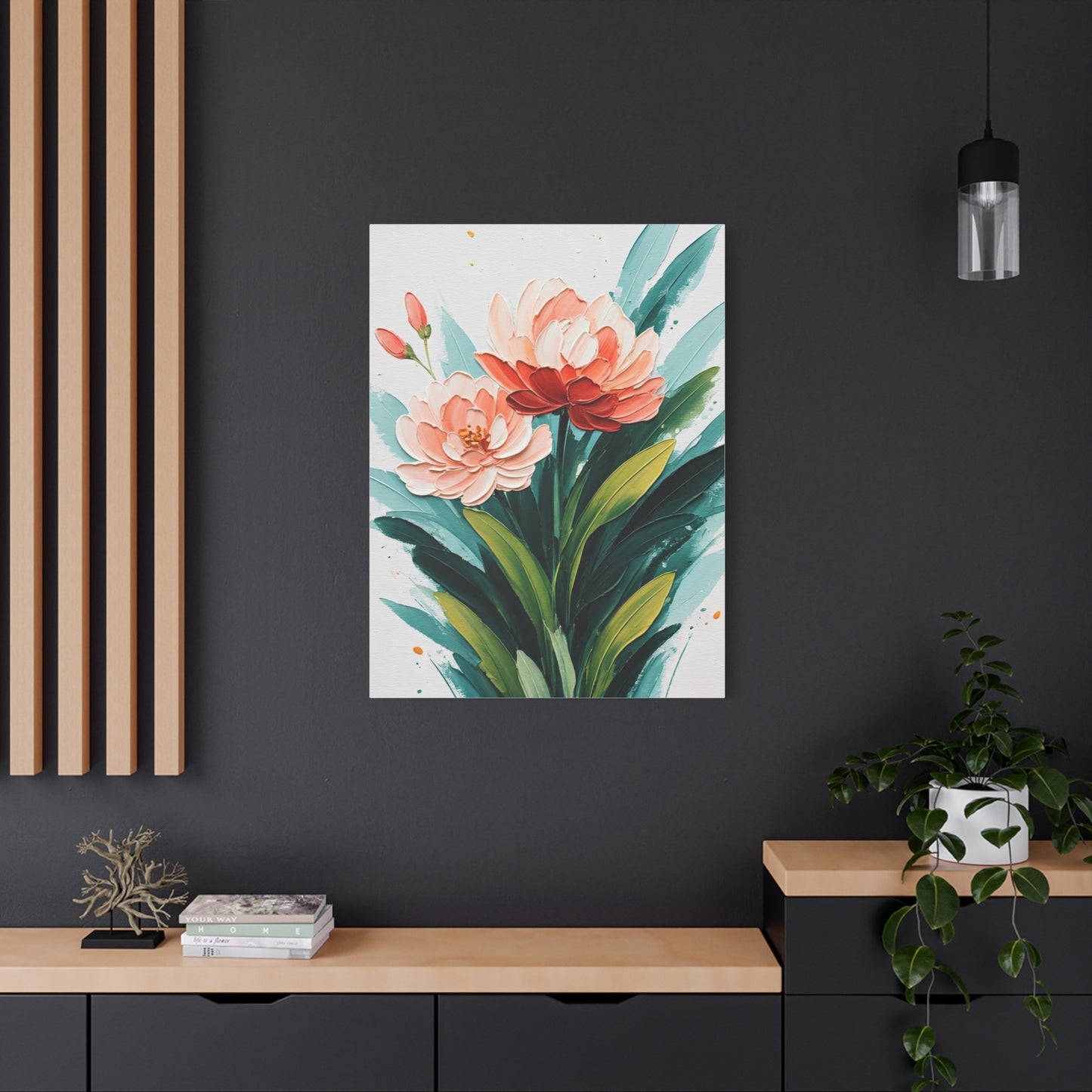 Blush Floral Botanical Wall Art & Canvas Prints