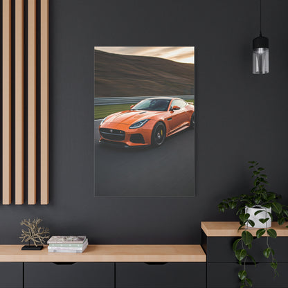Jaguar F Type High Speed Straight Performance Wall Art & Canvas Prints