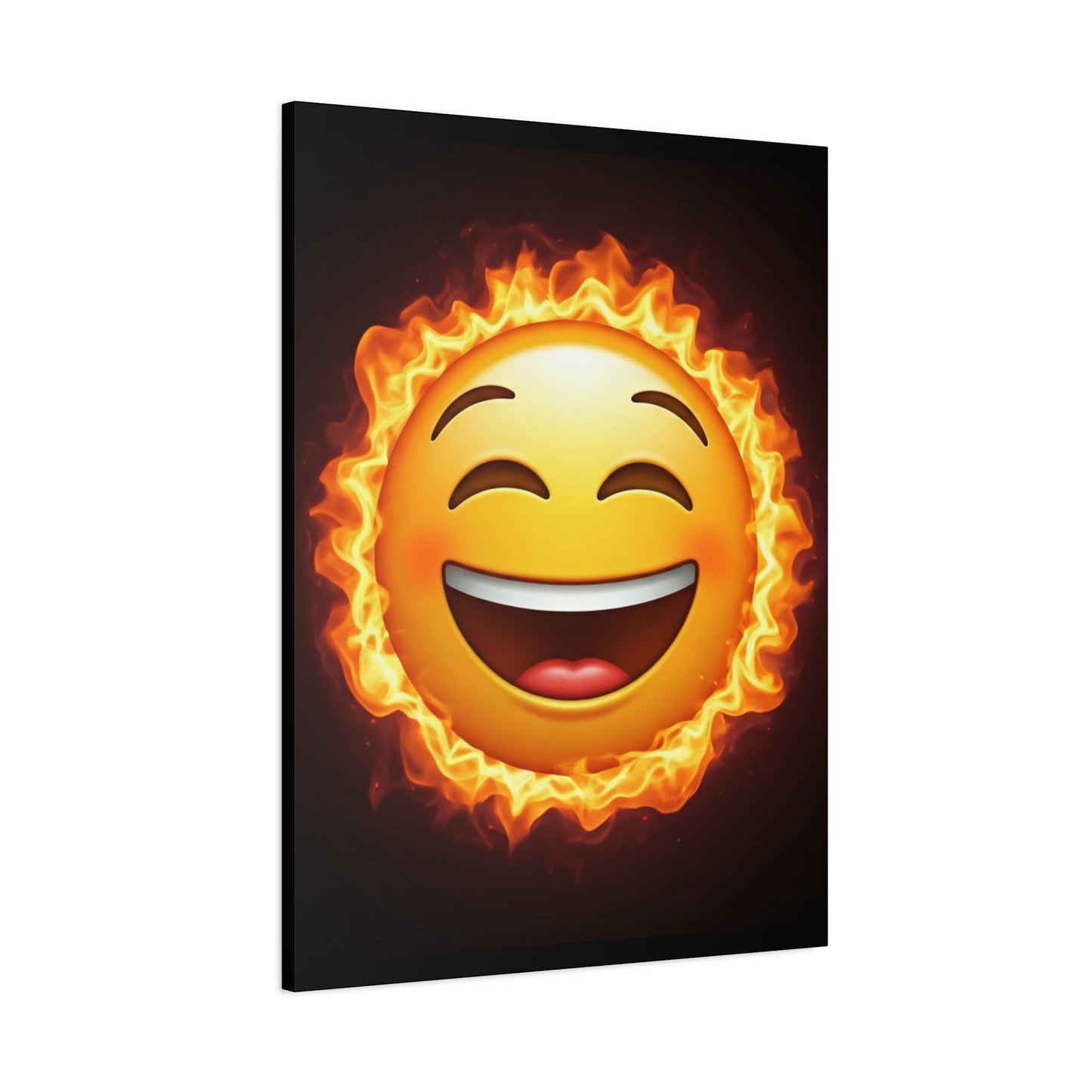 Radiant Joy Flame Wall Art & Canvas Print