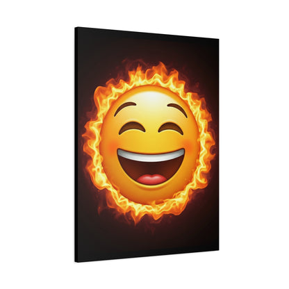 Radiant Joy Flame Wall Art & Canvas Print