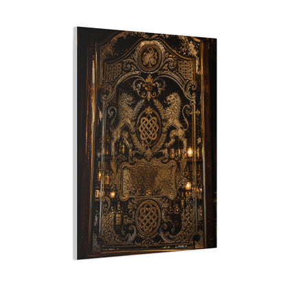 Victorian Ornate Bar Mirror Wall Art & Canvas Print