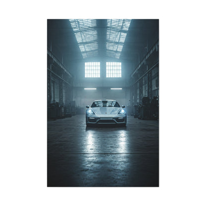 Porsche 718 Cayman Workshop Precision Wall Art & Canvas Prints
