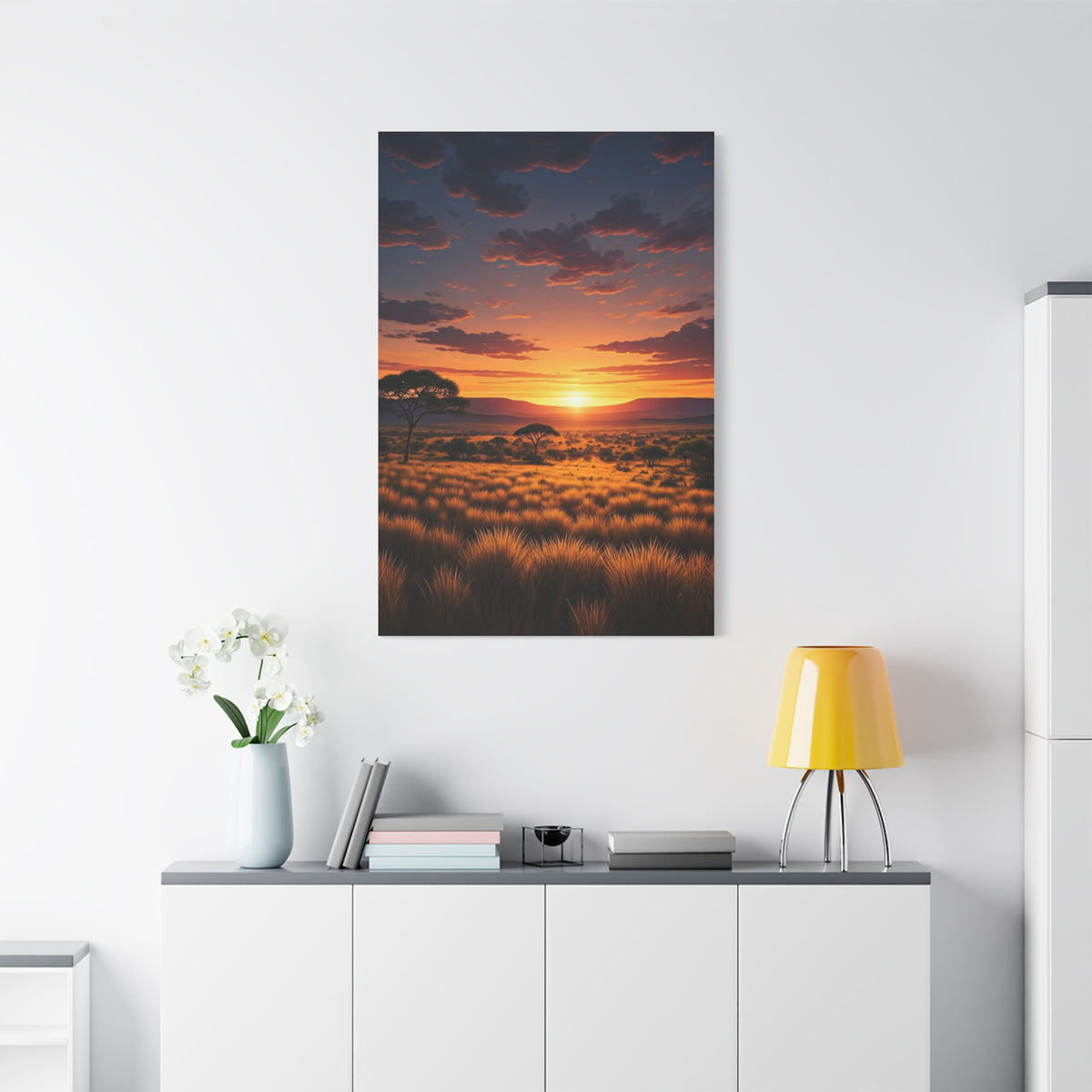 Savannah Sunset Glow Wall Art & Canvas Prints