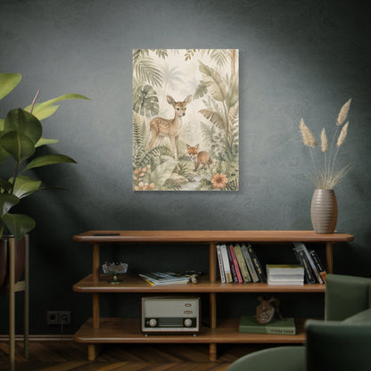 Neutral Safari Botanical Wildlife Tropical Wall Art & Canvas Print