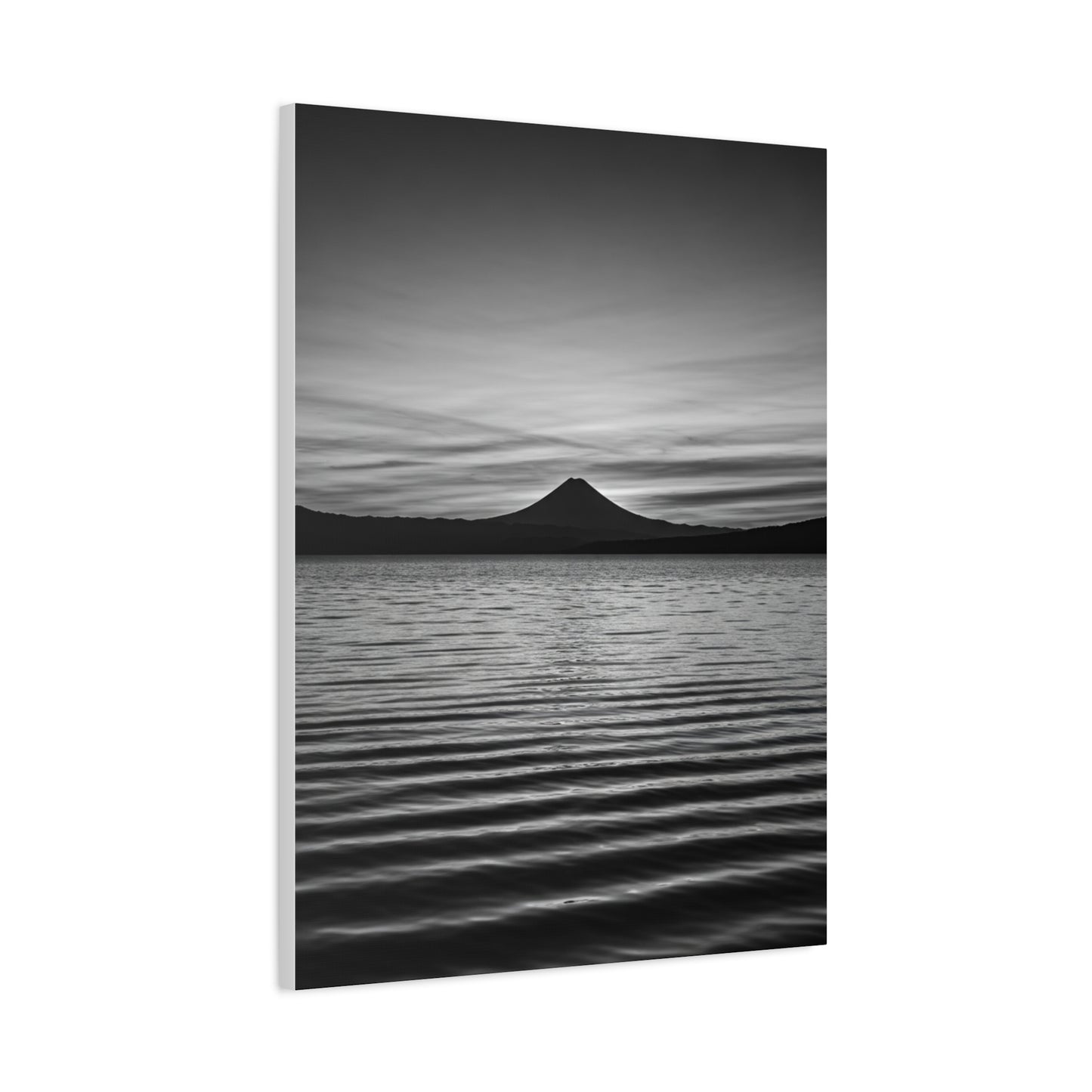 Serene Horizon Mountain Reflection Wall Art & Canvas Prints