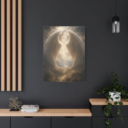 Under His Wings Scripture Wall Art & Canvas Print