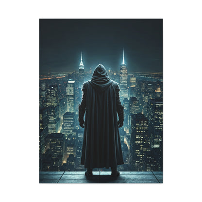 Watcher of the Neon City Wall Art & Canvas Prints