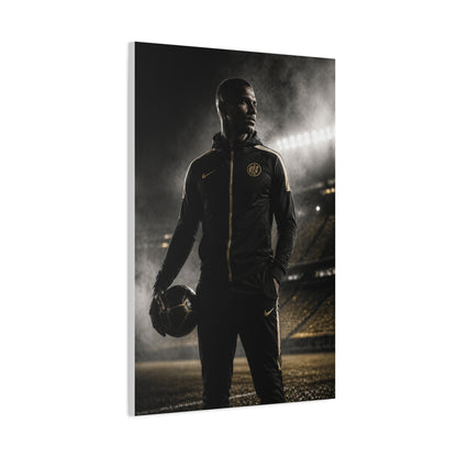 Athlete Stadium Editorial Portrait Wall Art & Canvas Print