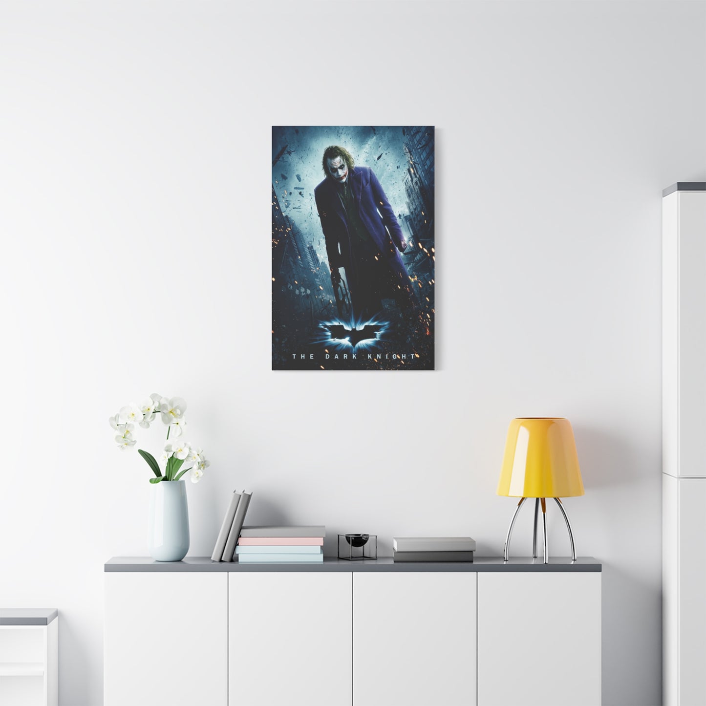 The Dark Knight The Joker Movie Poster Wall Art & Canvas Print