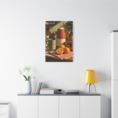 Retro Kitchen Still Life Composition Wall Art & Canvas Print