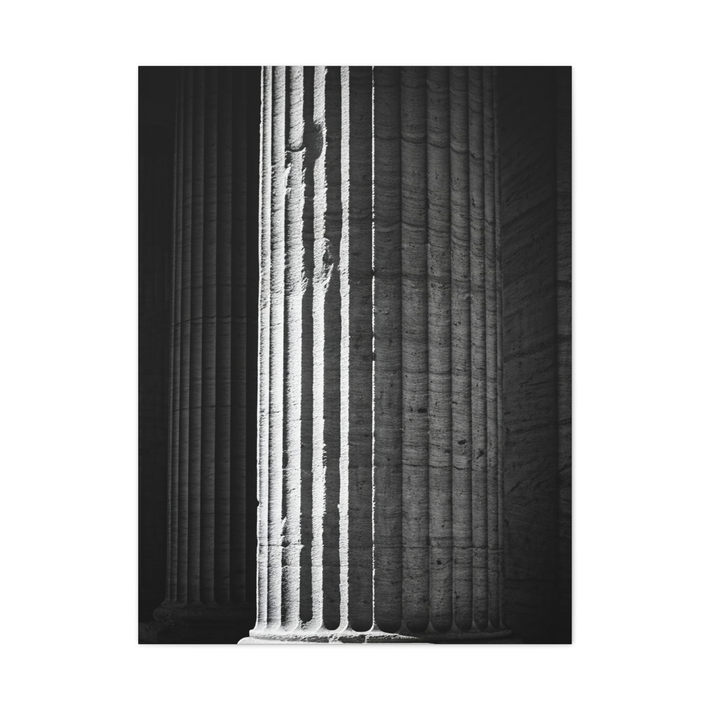 Classical Column Light and Shadow Wall Art & Canvas Prints