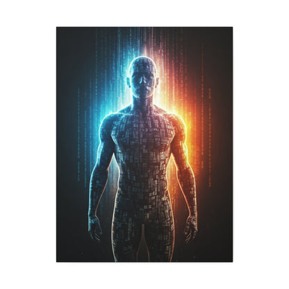 Digital Human Evolution Wall Art & Canvas Prints