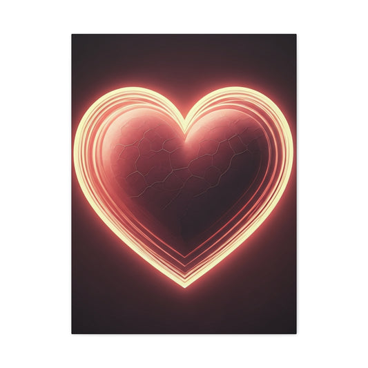 Glowing Heart Aura Wall Art & Canvas Prints