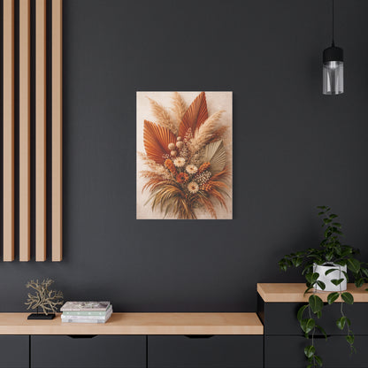 Boho Dried Botanical Arrangement Wall Art & Canvas Print