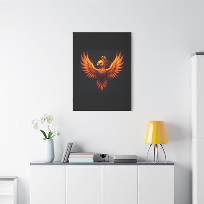 Rising Phoenix Emblem Wall Art & Canvas Print