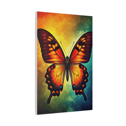 Fiery Monarch Butterfly Spectrum Wall Art & Canvas Prints
