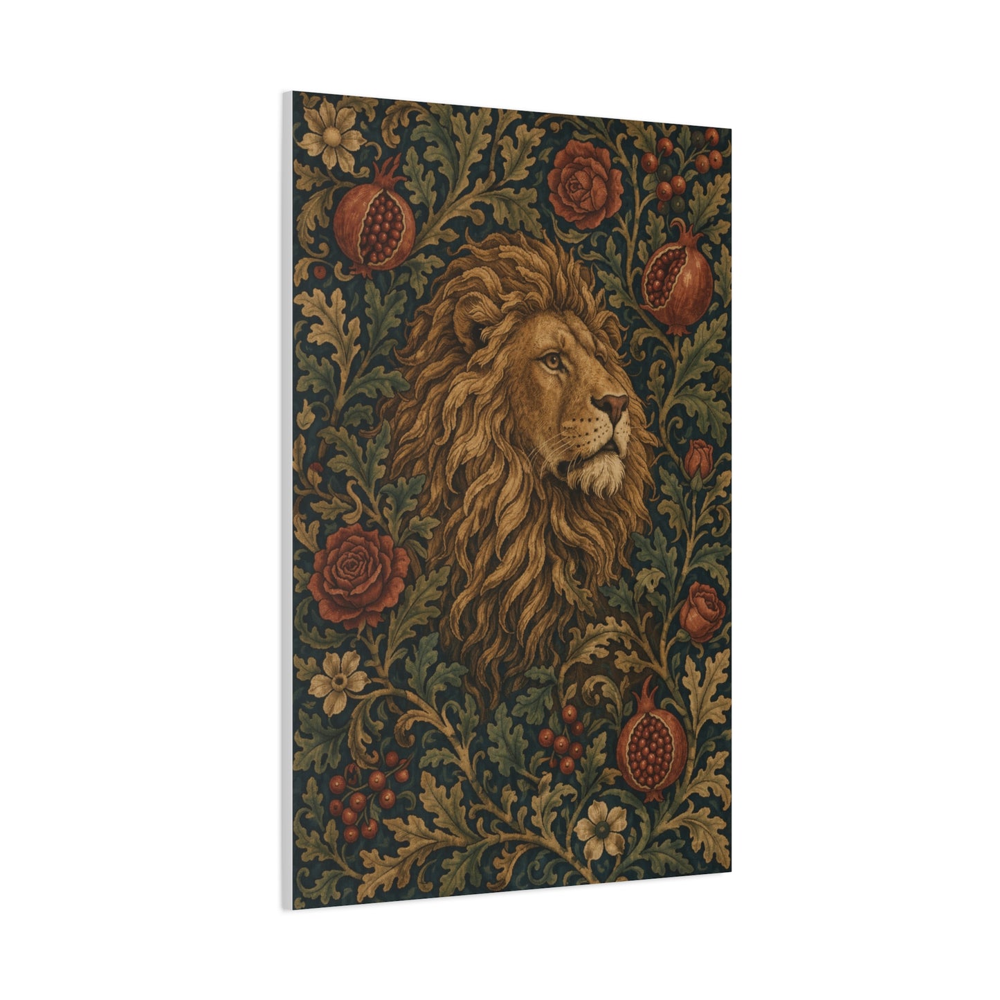 Ornamental Lion Tapestry Heritage Wall Art & Canvas Print