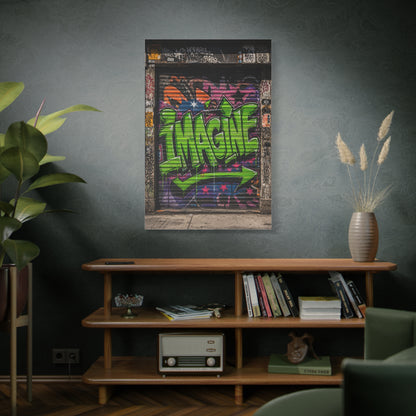 Urban Graffiti Statement Door Street Wall Art & Canvas Print