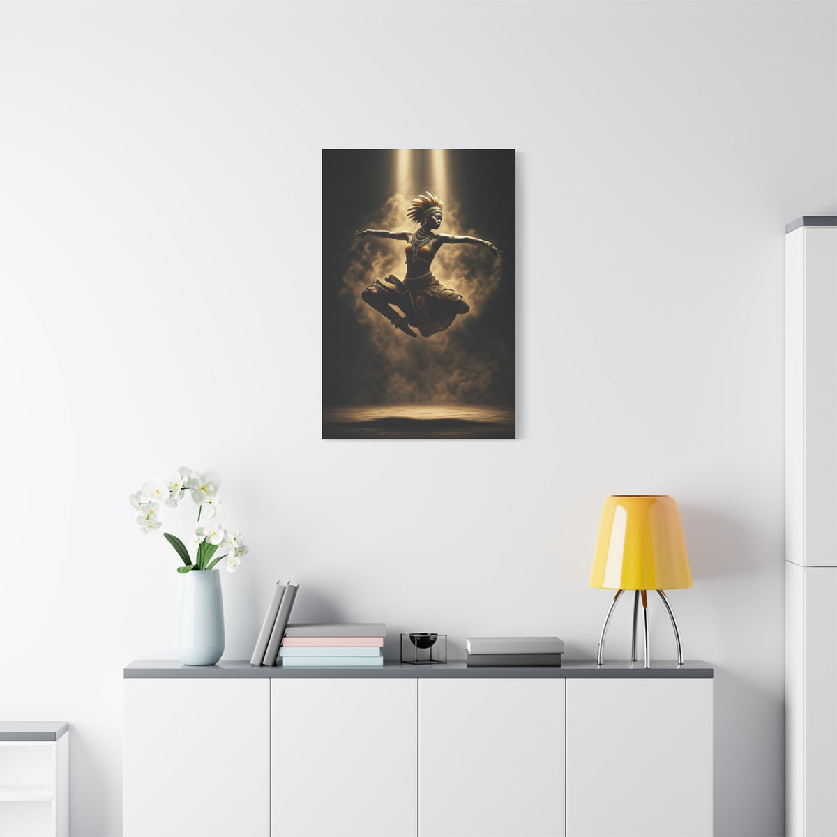 Spirit Dancer in Golden Mist Wall Art & Canvas Prints