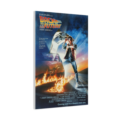 Back to the Future Movie Poster Wall Art & Canvas Print