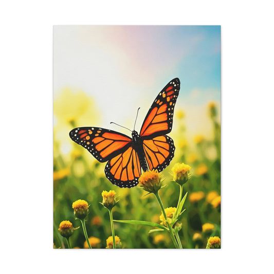 Monarch Butterfly Meadow Flight Wall Art & Canvas Prints