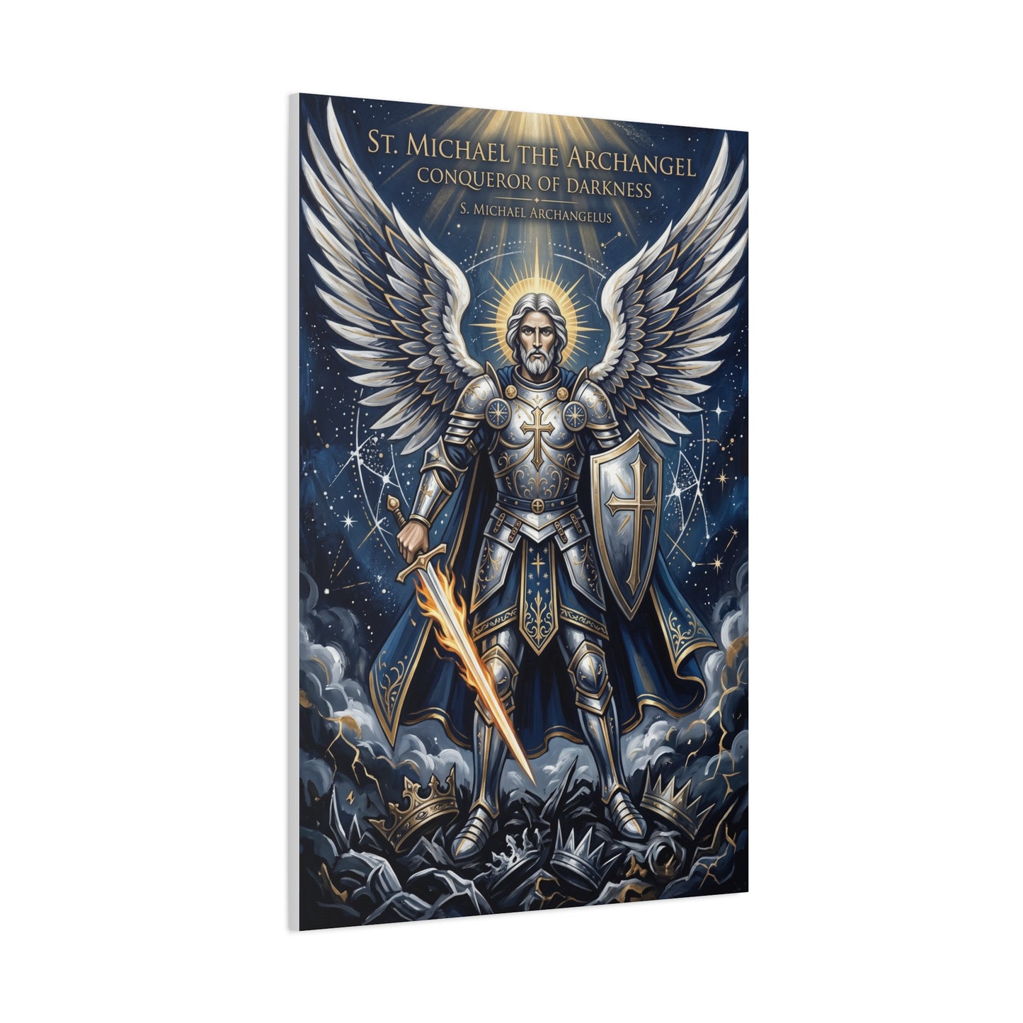St. Michael the Archangel Celestial Warrior Wall Art & Canvas Print