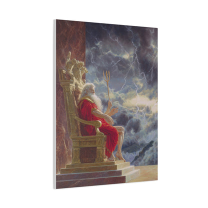 Zeus King of Olympus Classical Mythology Wall Art & Canvas Print