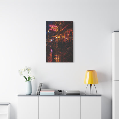Frenchmen Street Jazz Night Wall Art & Canvas Print