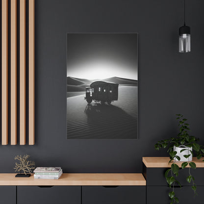 Desert Caravan in Moonlight Wall Art & Canvas Prints