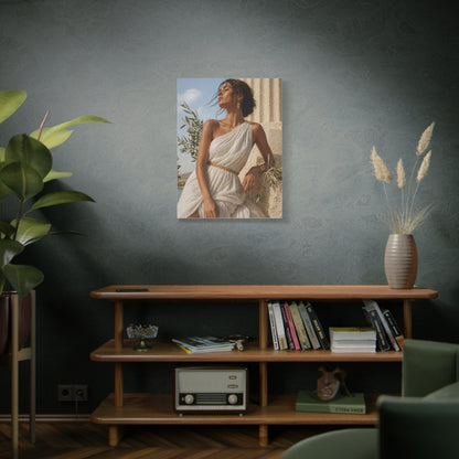 Contemporary Greek Goddess Portrait Wall Art & Canvas Print