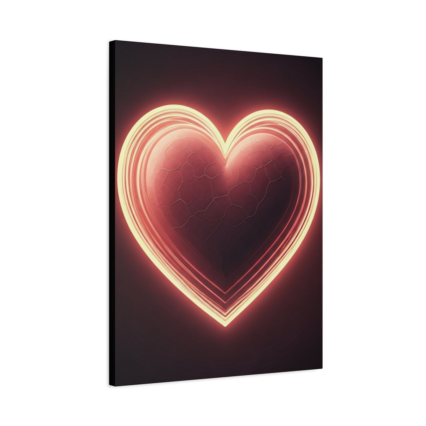 Glowing Heart Aura Wall Art & Canvas Prints