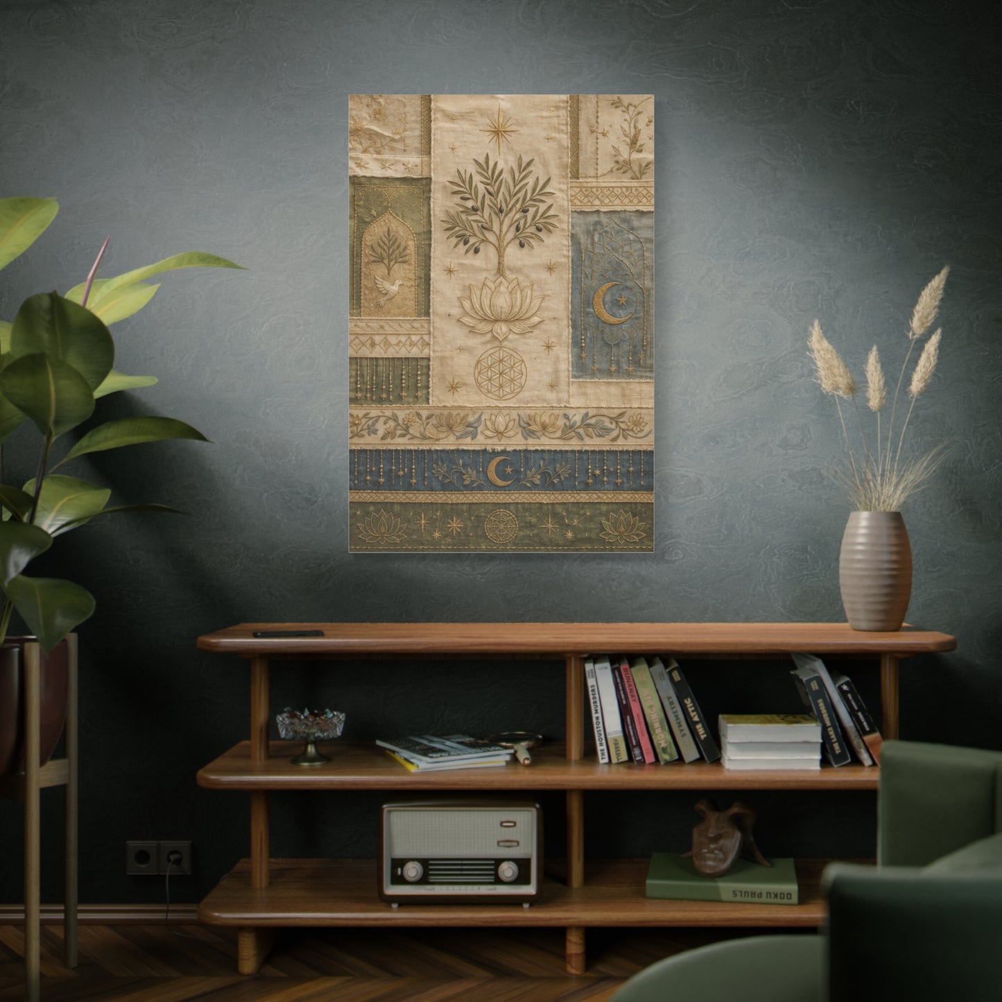 Sacred Textile Harmony Wall Art & Canvas Print