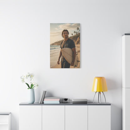 Coastal Surf Lifestyle Portrait Wall Art & Canvas Print