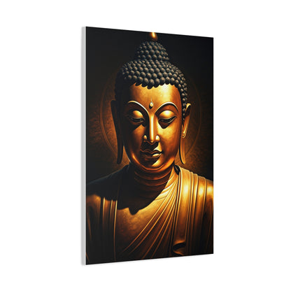 Candlelit Buddha Tranquility Wall Art & Canvas Prints