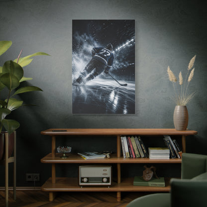 Ice Velocity Hockey Sports Wall Art & Canvas Print