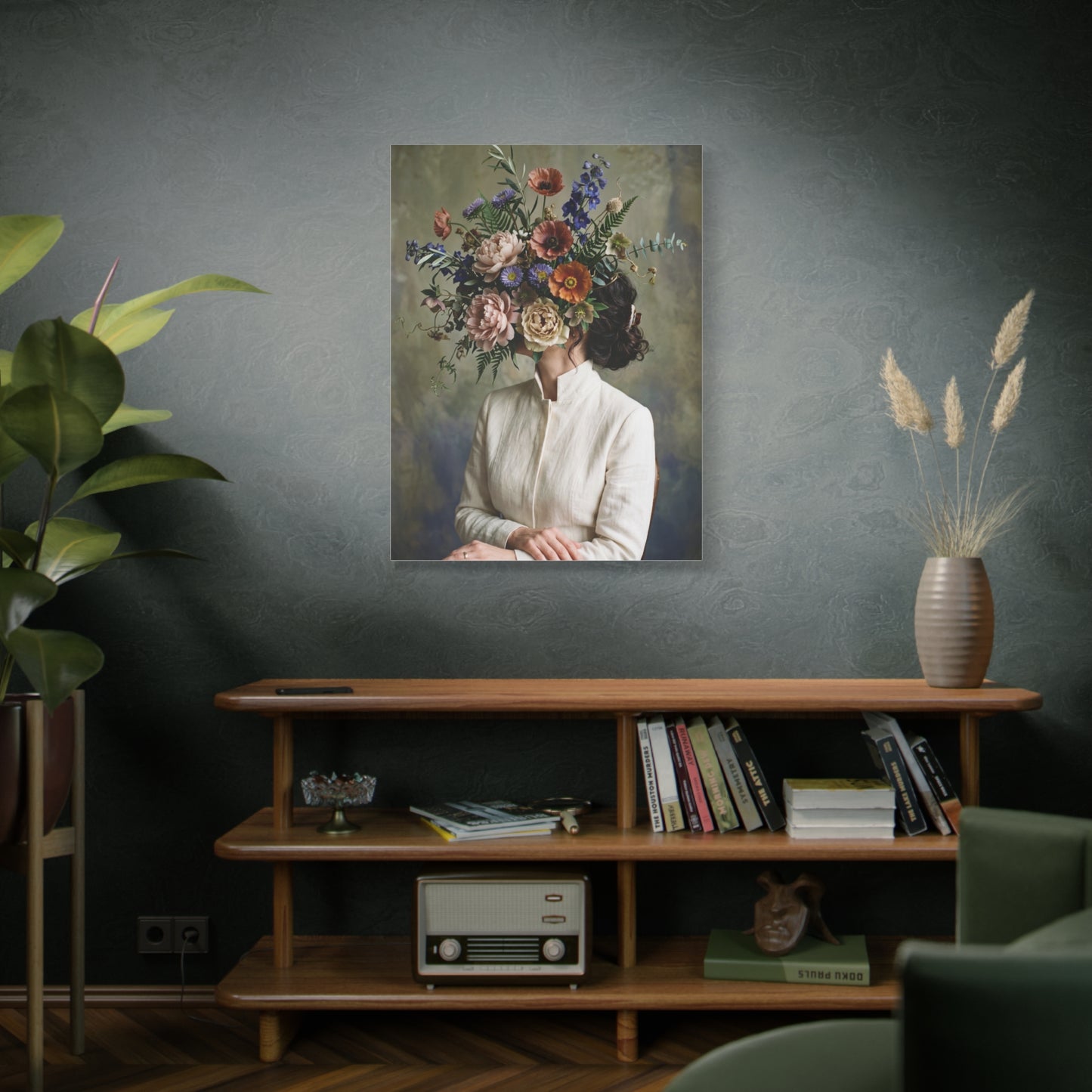 Botanical Identity Portrait Study Wall Art & Canvas Print