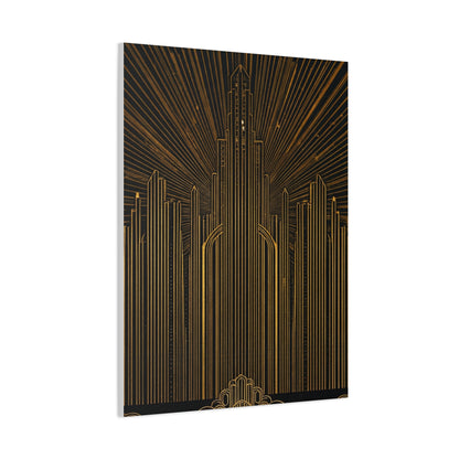 Radiant Art Deco Skyline Wall Art & Canvas Prints