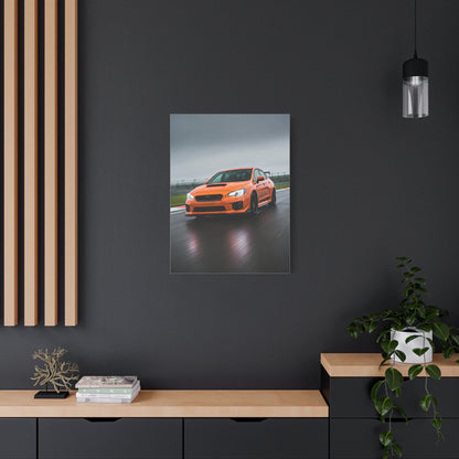 Subaru WRX STI Wet Circuit Rally Attack Wall Art & Canvas Prints