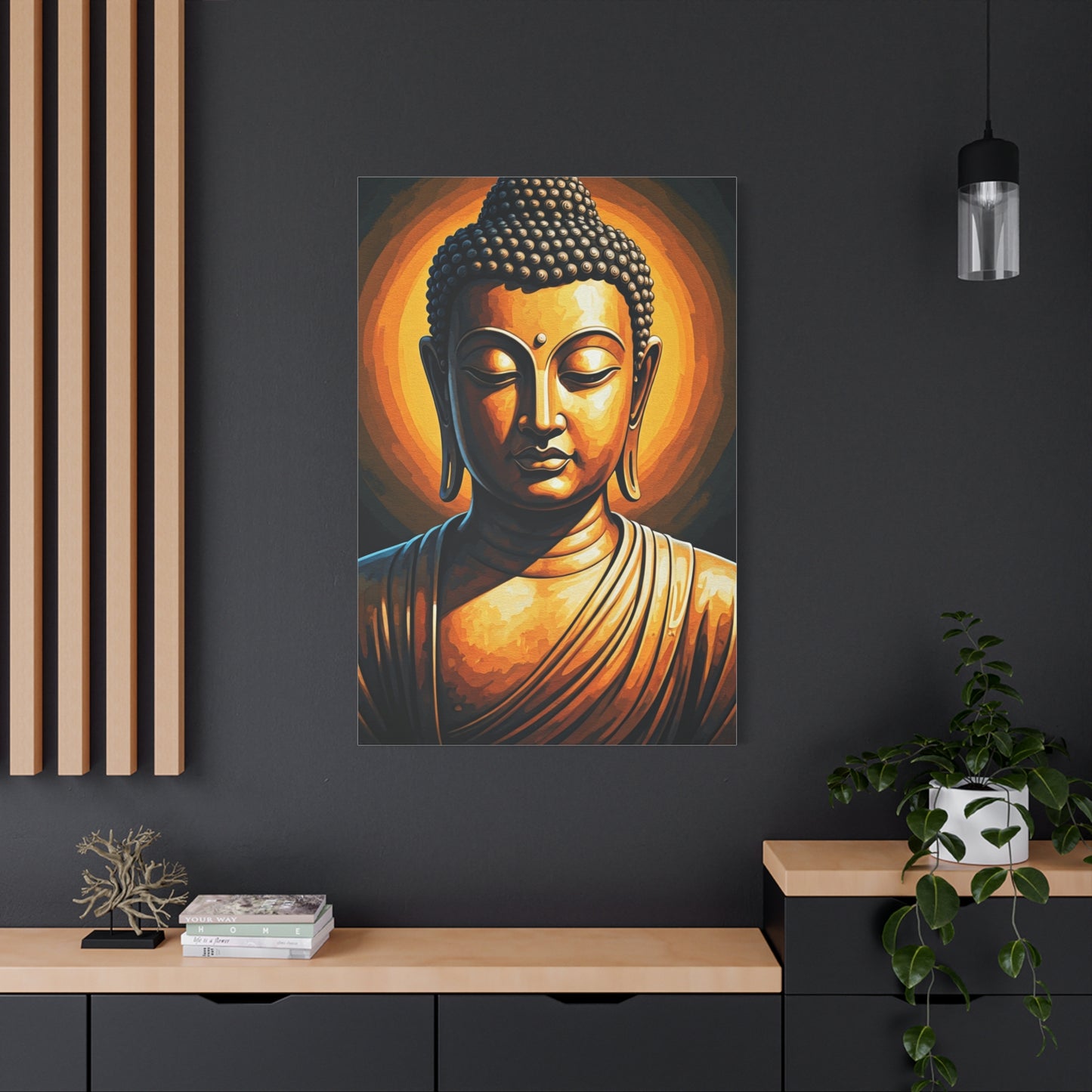 Enlightened Aura Buddha Canvas